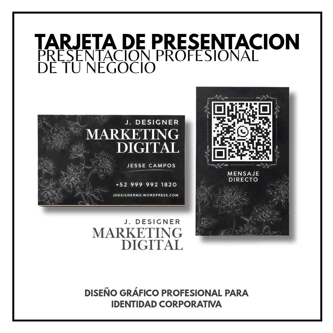 Tarjeta de presentación profesional
